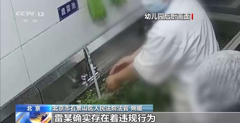 布被辞退 法院：支持！儿童安全重于一切pg试玩一名厨工在幼儿园洗碗池里洗墩(图7)