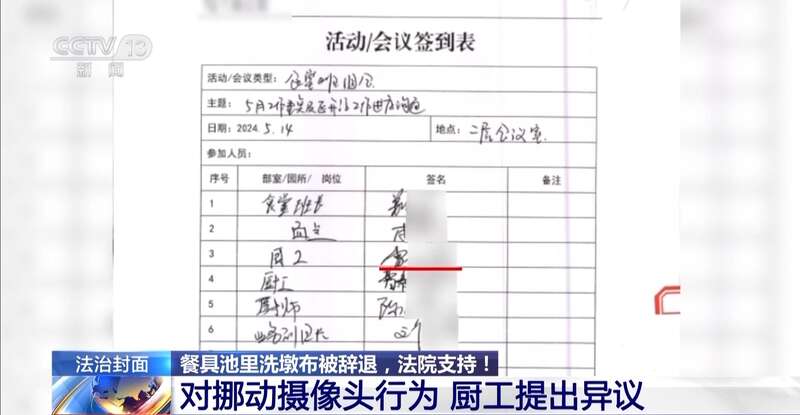 布被辞退 法院：支持！儿童安全重于一切pg试玩一名厨工在幼儿园洗碗池里洗墩(图5)
